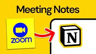 Build a Notion Meeting Notes Dashboard (for Beginners)
