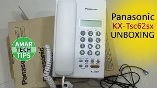 Panasonic KX Tsc62sx Unboxing | Panasonic Kx-tsc62sx Corded Landline Phone #landphone #bestlandphone