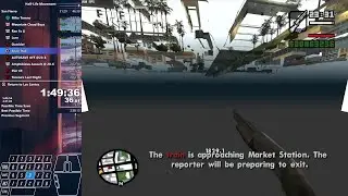 GTA:SA with Half-Life Movement Speedrun 3:39:59 [FWR]