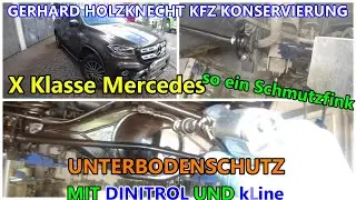 Mercedes X  Klasse Unterbodenschutz mit Dinitrol