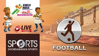 LIVE - Men's Football Final - Khelo India University Games 2025, Rajasthan | DD Sports