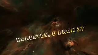 Universe Lyrics - Horizontal | Outwild x She Is Jules-Golden (Lyrics) | (Music Visualizer Template)