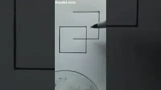 How to draw A simple box 3d Shape spella / РИСУЕМ В 3D / УРОК РИСОВАНИЯ