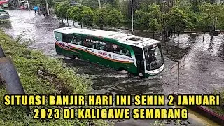 KONDISI TERKINI BANJIR TERBOYO KALIGAWE SEMARANG, SENIN 2 JANUARI 2023