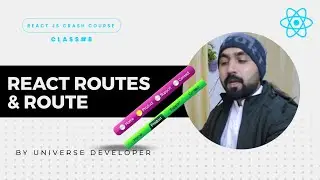 Learn React Router In 12 Minutes | React | React JS Course 2024 | Class 08 |