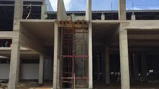 Опалубка  перекрытия  лестничной клетки