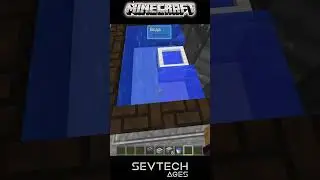 Закачка воды в Solar Tower в сборке SevTech Ages 
