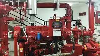 fire pump room fighting system