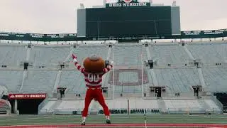 Brutus Buckeye NAILS a 60 Yard Field Goal!!!