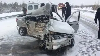 Двое полицейских из Когалыма погибли в страшной аварии под Сургутом