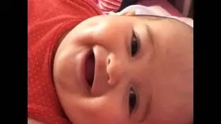 Risada boa de bebê  Cecília
