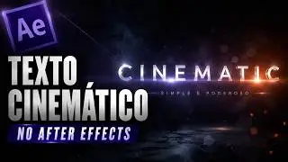 Efeito de texto simples after effects