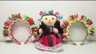 🇲🇽DIADEMA COMO LA MUÑEQUITA  MEXICANA🇲🇽