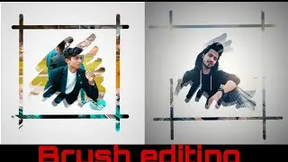 PicsArt brush editing . simple steps are edit photo
