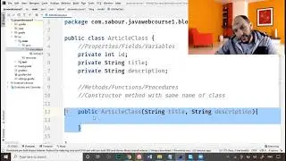 11 Java Web   Constructor of The Model, this keyword
