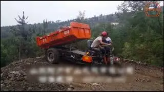 Hecules E Mining Dump Tricycle SL D30 Working Video