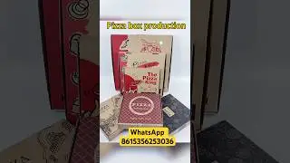 Pizza box making machine how to make corrugated pizza box #pizza #pizzabox #machine #shorts