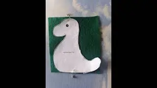 Дракончик из фетра часть 1