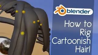 Blender Tutorial: Rigging Cartoonish Hair with Jiggle Physics