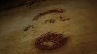 Burnt wood text effects and image animation