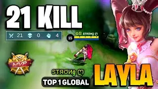 PERFECT GOLDLANE! Layla Best Build 2023 [ Layla Gameplay Top 1 Global ] By ѕтяσиg ღ - Mobile Legends