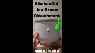Honest Review of KitchenAid Ice Cream Attachment  #icecreamtoys #icecreamaddict #homemadeicecream