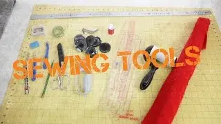 Basic sewing tools and supplies