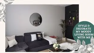 Style & decorate my living room with me - Art, new curtains, new covers | Apartment makeover part 4