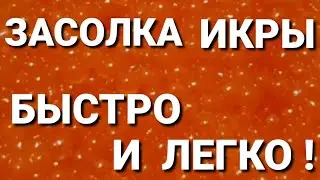 Как засолить икру форели. Быстрый способ засолки икры.
