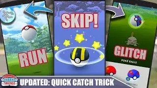 UPDATED! SKIP CATCH ANIMATION TRICK & NEVER *WASTE* A POKÉBALL - BEST CATCH TECHNIQUE | POKÉMON GO