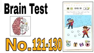 Brain Test Level 121 - 130 Walkthrough Solution / The Games