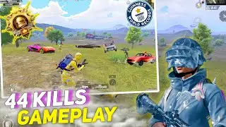 44 KILLS!!😱 1 IN MATCH NEW WORLD RECORD in SKYHIGH SPECTACLE MODE 🔥 | BGMI GAMEPLAY PUBG MOBILE
