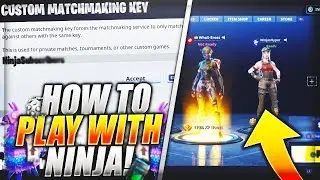 Fortnite-THIS IS HOW YOU PLAY CUSTOM GAMES + CUSTOM MATCHMAKING KEY! (New Mode)