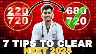 How❓ To Crack NEET in 1st attempt | Tips To Score 650+ In NEET | Tips to clear NEET 2025 #mbbs #neet