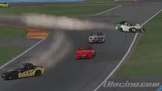 Last lap - Production Car Sim-Lab | 4 mazda battle
