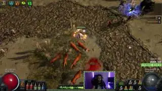 Path of Exile Prophecy HC - Crit Inquisitor Oro's Dual Ancestral Warchief Totems ( Leveling Still )