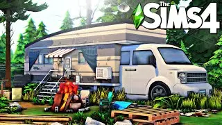 Zombie Apocalypse Camper Van ☠️ || The Sims 4 Speed Build