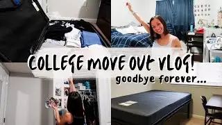 College Move-Out Vlog 2021 | Pack my Apartment with Me