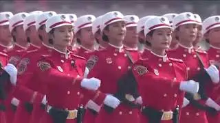 parade tentara wanita china