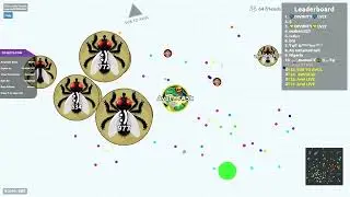 AGAR.IO SERVER TAKEOVER WITH BOTS #1237 || OP-BOTS.COM
