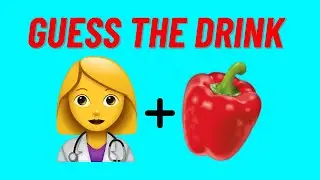Guess The Drink By Emoji 🍷🧃? Grimace Shake, Americano, Dr Pepper, Monster Energy