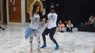 2018 04 14 - sambamaniacos galicia - workshops - 2 - Leo & Robertinha
