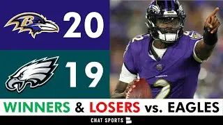 Baltimore Ravens Winners & Losers From Preseason Win vs. Eagles Ft. Tyler Huntley & Justice Hill