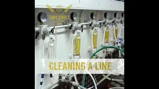 CLEANING A LINE (demo purposes only, PPE is recommended for this process)