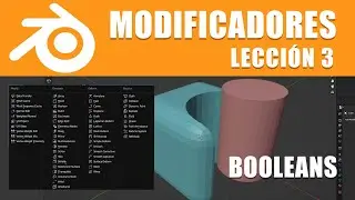 Modificador Boolean #Blender (Boolean Modifier)