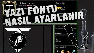How to Set Font in Steam (How to Write Shaped Text in Steam)