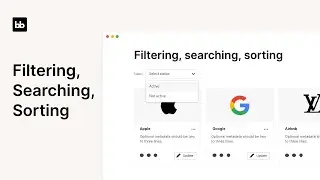 [Archived] Filtering, searching, sorting | Budibase University
