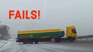 Winter Stupid Drivers Fails! Compilation 2019