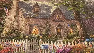 Liberty Lane Cottage 🏡🧩 | Thomas Kinkade Ceaco 1000 pieces
