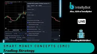 Smart Money Concepts (SMC) trading strategy by IntellyBot - live demo